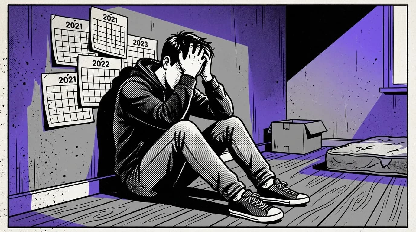 Unfortunately, many men need to hit rock bottom before they make a change.
