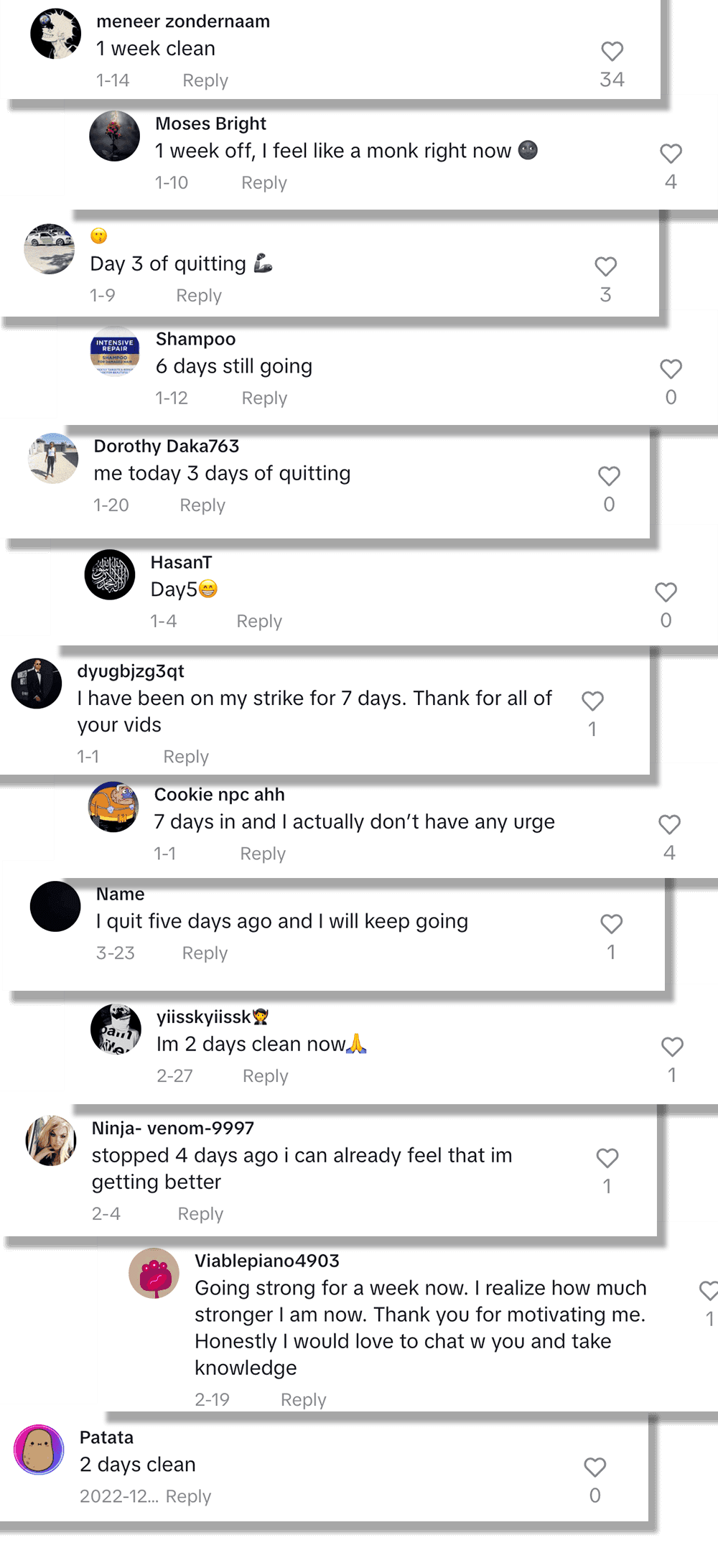 Success story Testimonial-Stack-2-First-Week