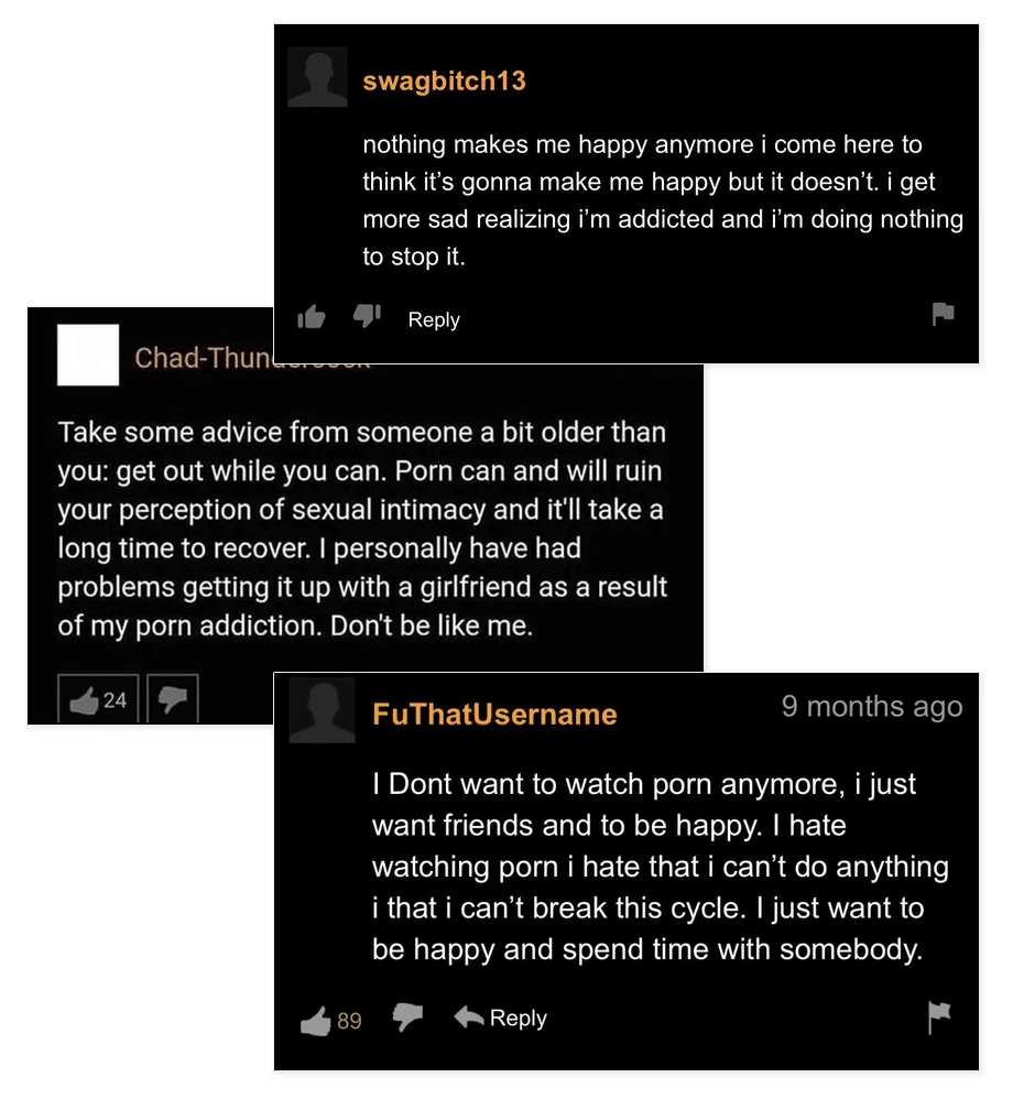 Anti-porn comments