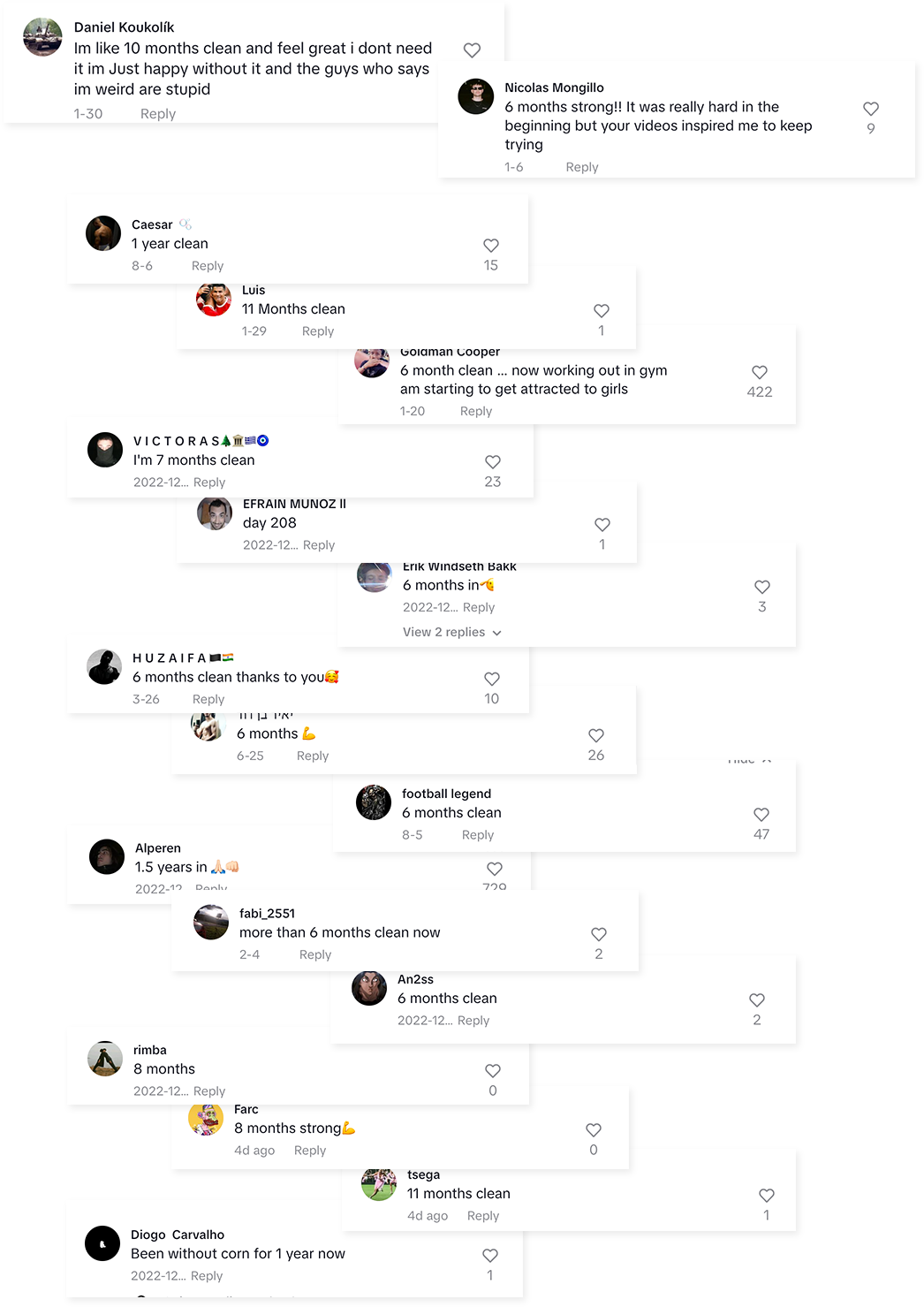 QuitByHealing success comments 2