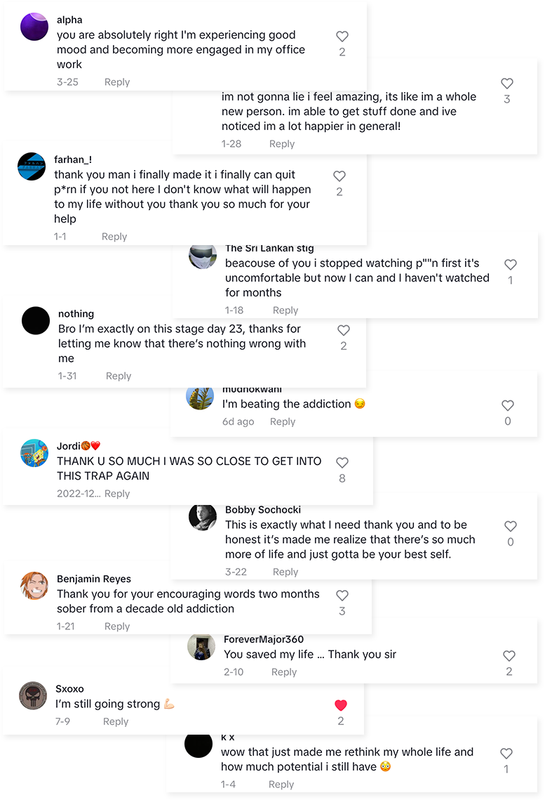 QuitByHealing success comments 3